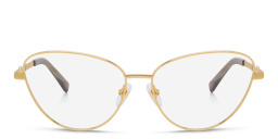 EYE'M Wide Cat Eye Eyeglasses in Gold – Product Photo 1