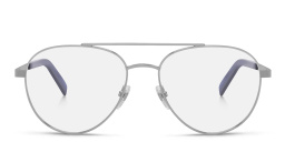 Wide Aviator Eyeglasses من EYE'M بلون فضي - صورة المنتج 1