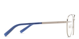 Shop EYE'M Wide Aviator Eyeglasses in Silver online.