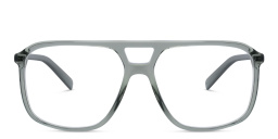 EYE'M Wide Aviator Eyeglasses in Green – Product Photo 1