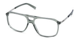 EYE'M Wide Aviator Eyeglasses in Green – Product Photo 2