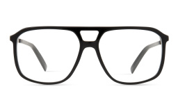 EYE'M Wide Aviator Eyeglasses in Havana – Product Photo 1