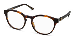 EYE'M Round Eyeglasses in Havana – Product Photo 2