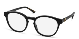 EYE'M Round Eyeglasses in Black – Product Photo 2