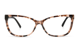 Wide Cat-Eye Eyeglasses من EYE'M بلون هافان وردي - صورة المنتج 1