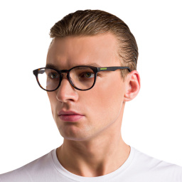 EYE'M Round Eyeglasses in Havana – Product Photo 5