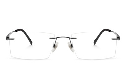 Rimless Rectangle Eyeglasses من EYE'M بلون رمادي - صورة المنتج 1