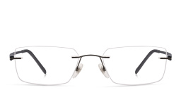 Rimless Rectangle Eyeglasses من EYE'M بلون رمادي - صورة المنتج 1