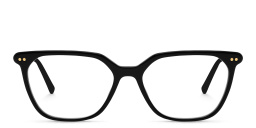 Shop EYE'M Square Eyeglasses in Black online.