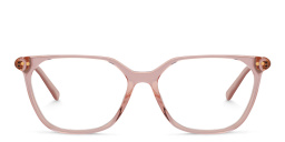 Shop EYE'M Square Eyeglasses in Pink online.