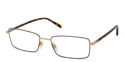 EYE'M Wide Rectangle Eyeglasses in Gold – Product Photo 2