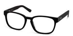 EYE'M Kids Rectangle Eyeglasses in Black – Product Photo 2