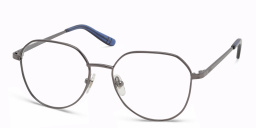 EYE'M Kids Irregular Eyeglasses in Gunmetal – Product Photo 2