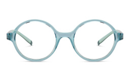 Kids Round Eyeglasses من EYE'M بلون أزرق فاتح شفاف - صورة المنتج 1