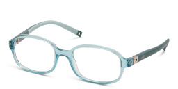 EYE'M Kids Rectangle Eyeglasses in Green – Product Photo 2