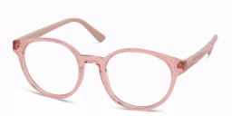 EYE'M Kids Round Eyeglasses in Pink – Product Photo 2