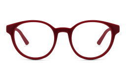 EYE'M Kids Round Eyeglasses in Red – Product Photo 1