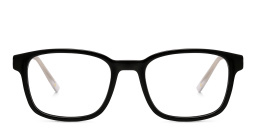 EYE'M Kids Rectangle Eyeglasses in Black – Product Photo 1