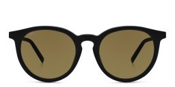 Shop EYE'M Round Sunglasses in Black online.