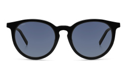 Shop EYE'M Round Sunglasses in Black online.