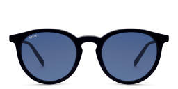 Shop EYE'M Round Sunglasses in Blue online.