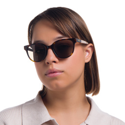 Shop EYE'M Square Sunglasses in Havana online.