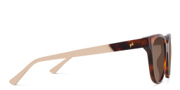 Shop EYE'M Square Sunglasses in Havana online.