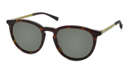 EYE'M Round Sunglasses in Havana – Product Photo 2