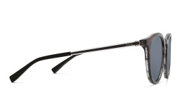 EYE'M Round Sunglasses in Brown Grey – Product Photo 3