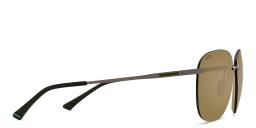 Shop EYE'M Rimless Aviator Sunglasses in Grey online.