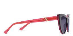 EYE'M Cat Eye Sunglasses in Black – Product Photo 3