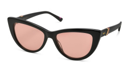 Shop EYE'M Cat Eye Sunglasses in Black online.