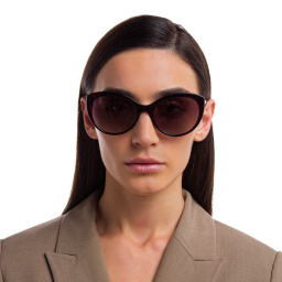 EYE'M Cat Eye Sunglasses in Havana – Product Photo 5