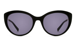 نظارة شمسية بإطار كات آي من EYE'M بلون أسود - صورة المنتج 1