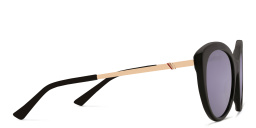 EYE'M Cat Eye Sunglasses in Black – Product Photo 3