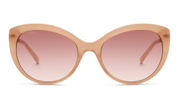EYE'M Cat Eye Sunglasses in Nude – Product Photo 1