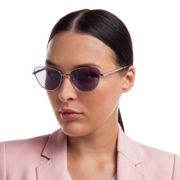 EYE'M Cat Eye Sunglasses in Gold – Product Photo 6