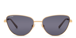 نظارة شمسية بإطار كات آي من EYE'M بلون ذهبي - صورة المنتج 1