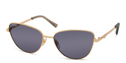 EYE'M Cat-Eye Sunglasses in Gold – Product Photo 2
