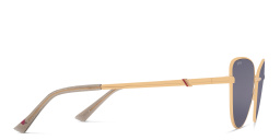 EYE'M Cat-Eye Sunglasses in Gold – Product Photo 3