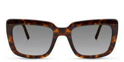EYE'M Square Sunglasses in Havana – Product Photo 1