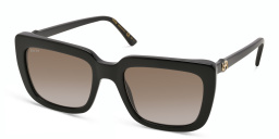 EYE'M Square Sunglasses in Black – Product Photo 2