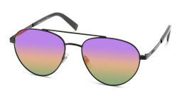 EYE'M Aviator Sunglasses in Black – Product Photo 2