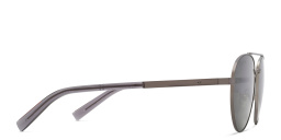 EYE'M Aviator Sunglasses in Silver – Product Photo 3