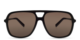 EYE'M Rectangle Sunglasses in Black – Product Photo 1