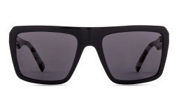 Shop EYE'M Square Sunglasses in Black online.