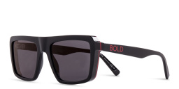 Shop EYE'M Square Sunglasses in Black online.