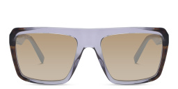 Shop EYE'M Square Sunglasses in Grey online.