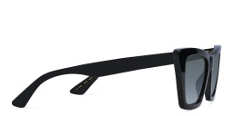 Shop EYE'M Cat Eye Sunglasses in Black online.