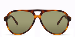 EYE'M Kids Aviator Sunglasses in Havana – Product Photo 1